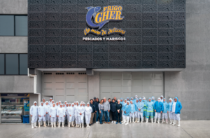 Planta de producción de Frigogher, empresa importadora, procesadora, comercializadora y distribuidora de pescados y mariscos en Colombia.